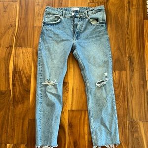 Zara straight leg jeans